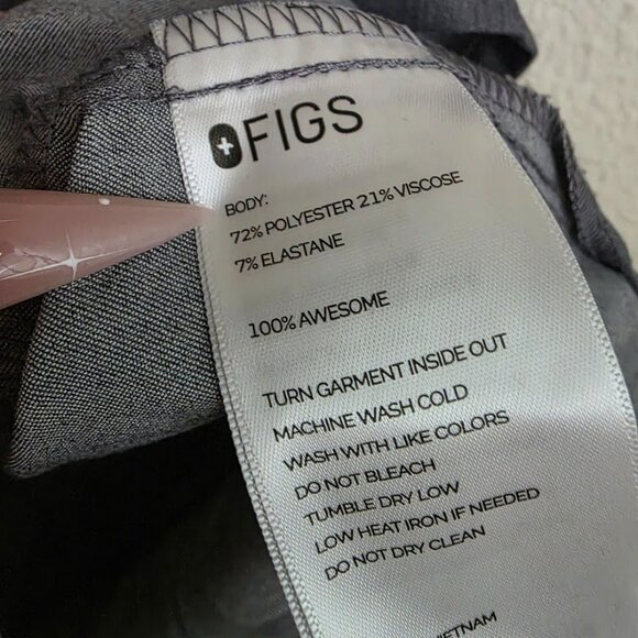 Figs Catarina One-Pocket Scrub Top Graphite Women's Size Large - Picture 4 of 7